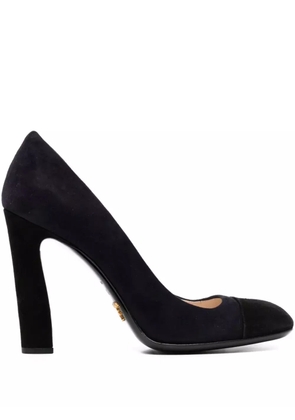Prada Pre-Owned 100mm square-toe pumps - Black