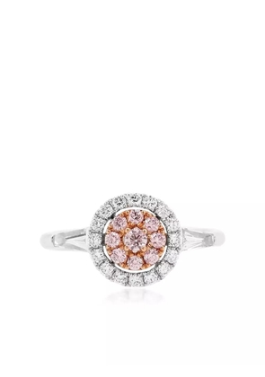 HYT Jewelry 18kt white gold Argyle Pink Diamond engagement ring - Silver