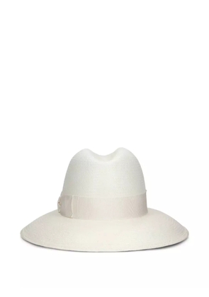 Borsalino Claudette Panama wide-brim hat - Neutrals