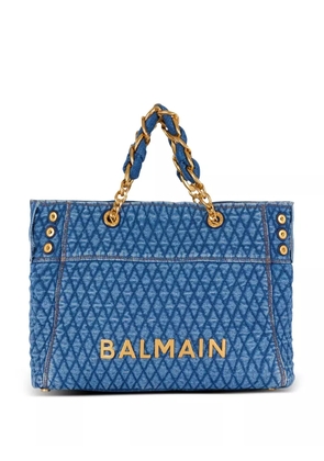 Balmain 1945 Soft denim tote bag - Blue