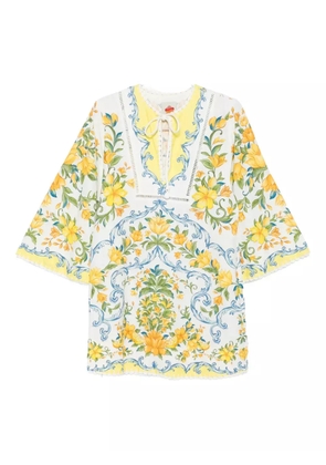 FARM Rio Sicily mini dress - White