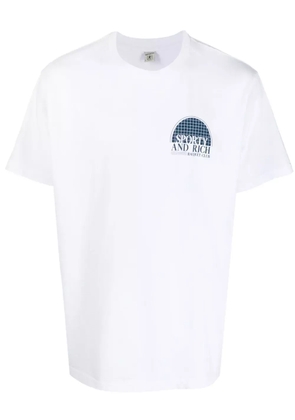 Sporty & Rich logo-print cotton T-shirt - White