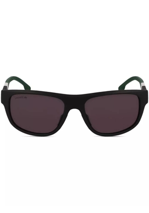 Lacoste geometric-print sunglasses - Black