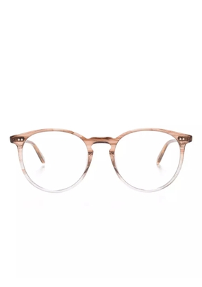 Garrett Leight Morning Side round-frame glasses - Neutrals