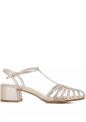 Antonio Barbato Maestri Veneziani strappy block-heel pumps - Gold