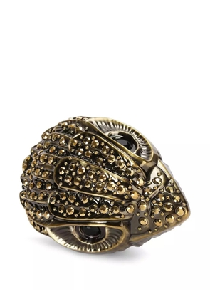 Kurt Geiger London crystal-embellished clutch bag - Gold