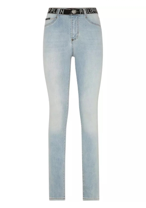Philipp Plein high-waisted jeggings - Blue