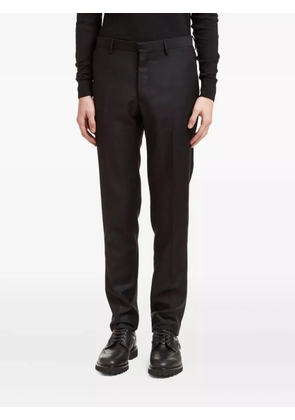 Aiezen wool-blend tailored trousers - Black
