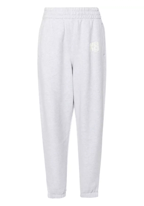 Alexander Wang mélange-effect track pants - Grey