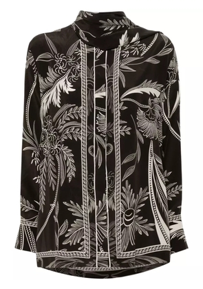 F.R.S For Restless Sleepers botanical-print shirt - Brown