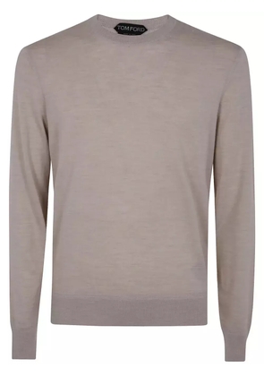 TOM FORD wool crew-neck sweater - Neutrals