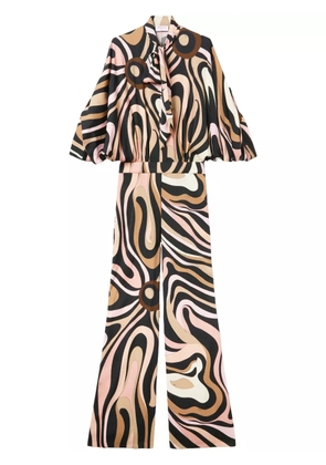 PUCCI marmo-print jumpsuit - Black