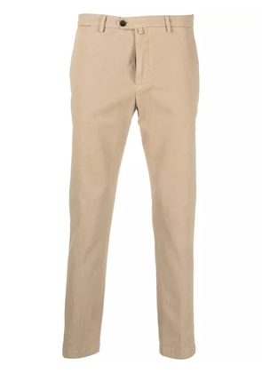 Briglia 1949 mid-rise slim-cut trousers - Neutrals