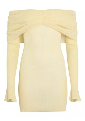 SEROYA Xen knitted mini dress - Yellow