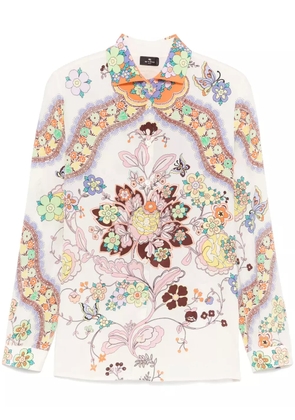 ETRO floral-print shirt - Neutrals