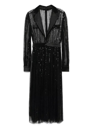 Dolce & Gabbana sequin-embellished midi dress - Black