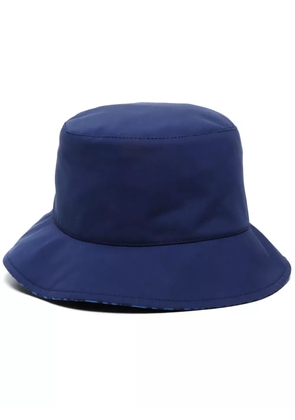 Christian Dior Pre-Owned Trotter-lined bucket hat - Blue