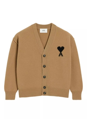 AMI Paris Ami de Coeur cardigan - Brown