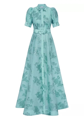 Rebecca Vallance Benette short sleeve gown - Blue
