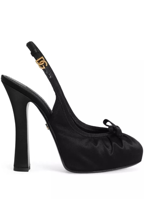Dolce & Gabbana satin pumps - Black