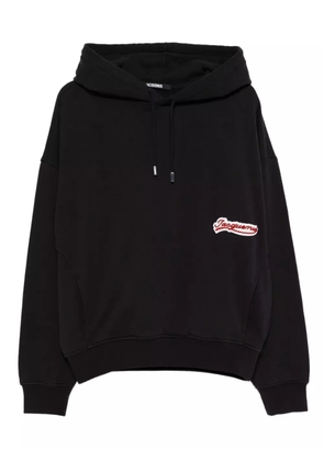 Jacquemus logo-patch hoodie - Blue