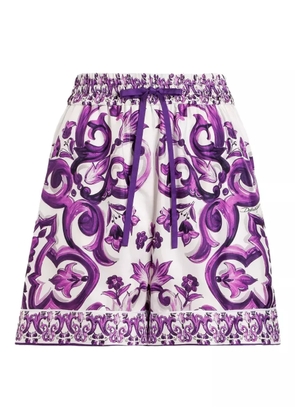 Dolce & Gabbana silk shorts - White