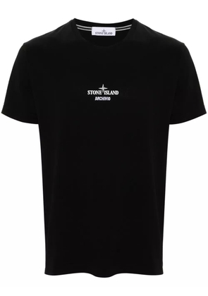 Stone Island Archivio cotton T-shirt - Black
