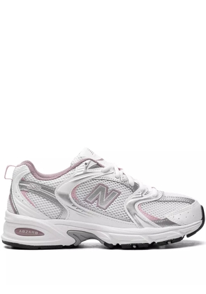 New Balance 530 'White/Silver Metalic/Ice Wine/Mid Century Pin' sneakers