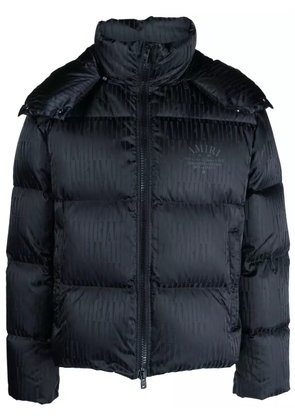 AMIRI logo-print padded jacket - Black