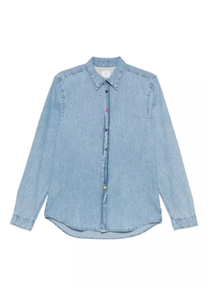 PS Paul Smith press-stud denim shirt - Blue