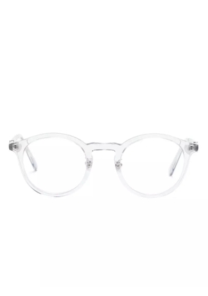 Moncler Eyewear ML5175H Round Eyeglasses - Silver