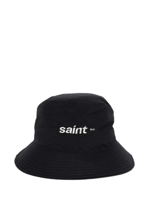 SAINT MXXXXXX logo-embroidered bucket hat - Black