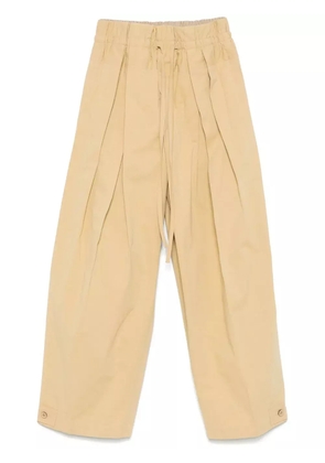 Jil Sander cotton trousers - Brown