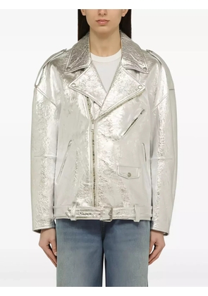 Halfboy leather biker jacket - Silver