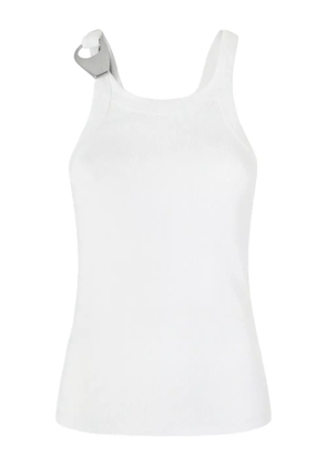 PINKO ribbed tank top - White
