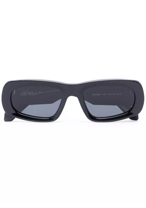 Off-White Eyewear Austin logo-print sunglasses - Black