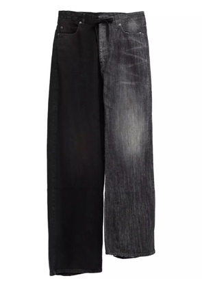 Balenciaga asymmetric jeans - Black