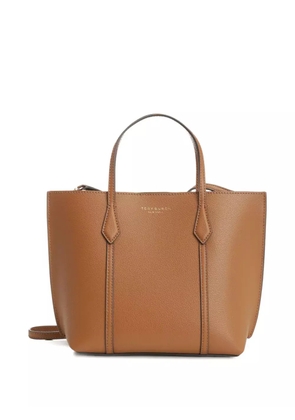 Tory Burch small Perry leather tote bag - Brown