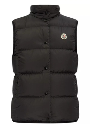 Moncler padded down puff gilet - Black