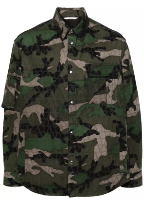 Valentino Garavani camouflage-pattern jacket - Green