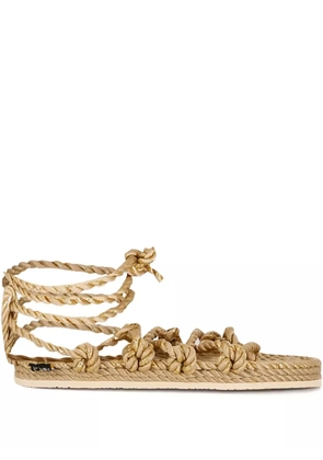 Nomadic State of Mind rope-tie flat sandals - Brown