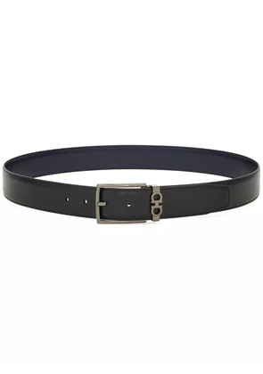 Ferragamo reversible Gancini leather belt - Blue