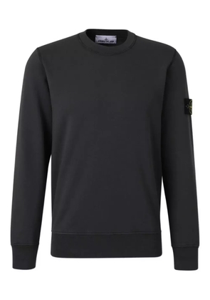 Stone Island Compass-badge cotton sweatshirt - Black