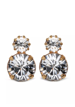 Jennifer Behr Mila crystal drop earrings - Silver