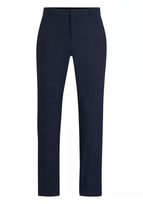 BOSS tailored performance-stretch trousers - Blue
