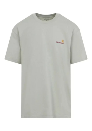 Carhartt WIP logo-embroidered cotton T-shirt - Green
