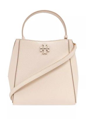 Tory Burch McGraw leather bucket bag - Neutrals
