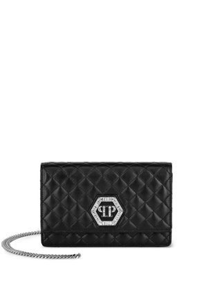 Philipp Plein Matelasse shoulder mini bag - Black