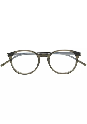 Saint Laurent Eyewear round-frame glasses - Green