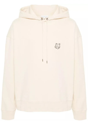 Maison Kitsuné Bold Fox Head cotton hoodie - Neutrals